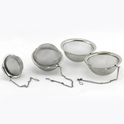 4.5/5.5/7CM Stainless Steel Tea Infuser Sphere Locking Spice Tea Ball Strainer Mesh Infuser Tea Filter Strainers Kitchen Tools