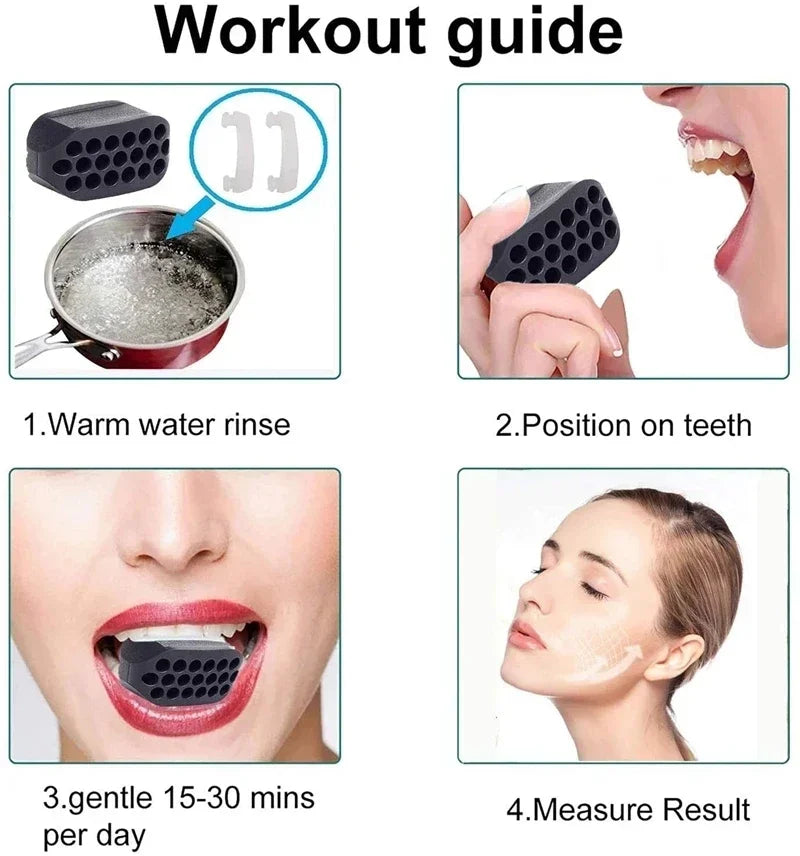 Face Masseter Jaw Jaw Muscle Men Mouth Exerciser Chew Ball Bite Breaker Training Fitness Face Masseter Men