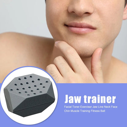 40Lbs Jaw Exerciser Redefine Jaw Trainer Double Chin Jaw Facial Chew Bite Muscle Anti-stress Face Fitness Ball