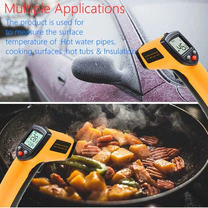 2023 Non-Contact IR Infrared Thermometer Digital LCD Laser Home Industrial Measurement Temperature Meter Worldwide Dropshipping