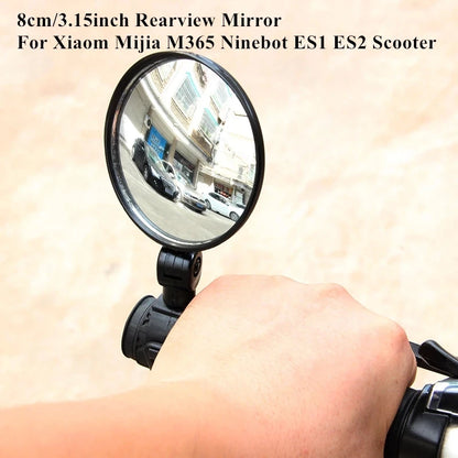 Scooter Rearview Mirror for Xiaomi Mijia M365 Ninebot ES1 ES2 Scooter Qicycle EF1 Bike Back Mirror Cycle Strap Reflex Rear View