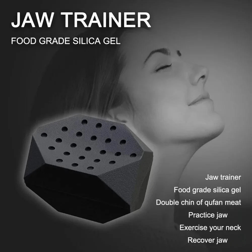 40Lbs Jaw Exerciser Redefine Jaw Trainer Double Chin Jaw Facial Chew Bite Muscle Anti-stress Face Fitness Ball