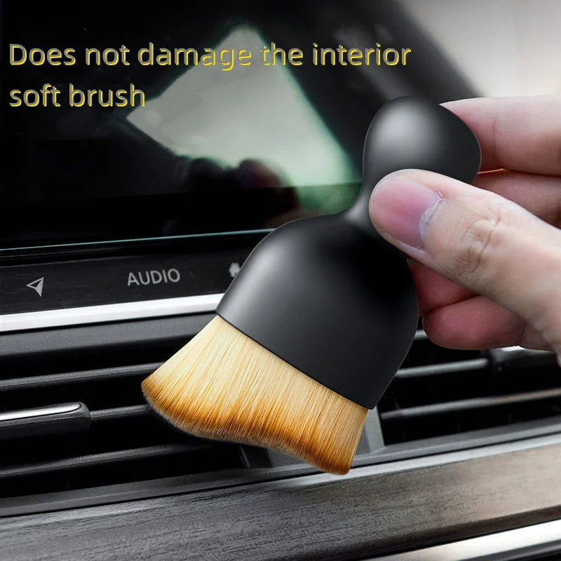Car Interior Cleaning Tools Crevice Dust Collector Cleaning Soft Brush (with Housing) Household Accessories Merchandises Home