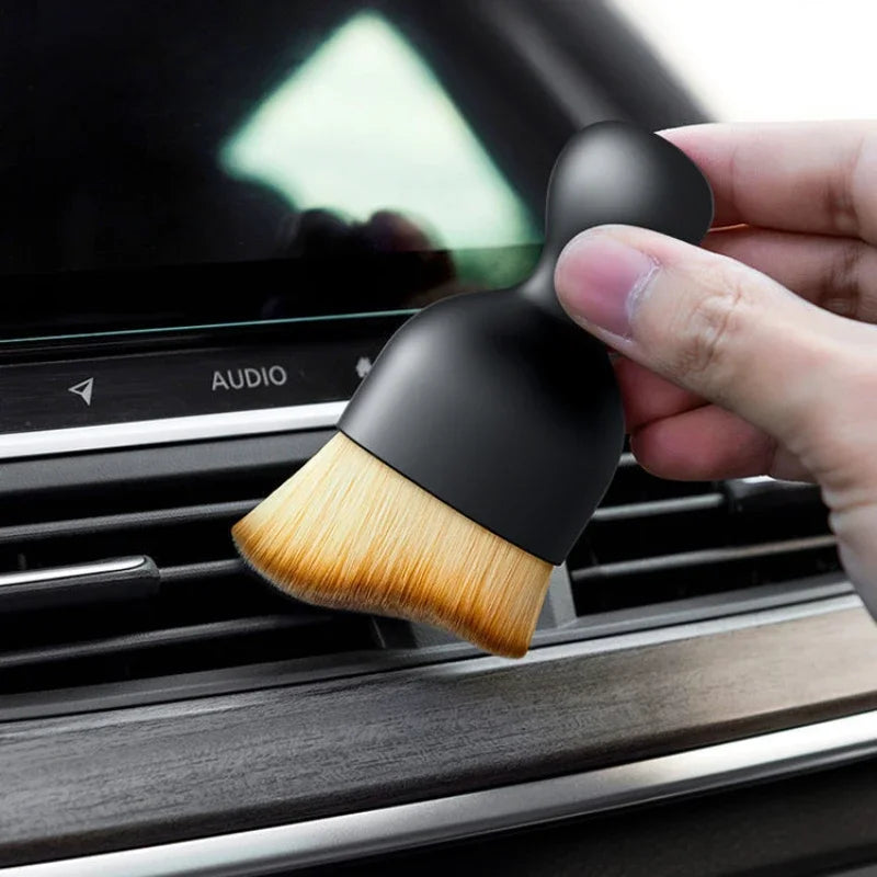 Car Interior Cleaning Tools Crevice Dust Collector Cleaning Soft Brush (with Housing) Household Accessories Merchandises Home