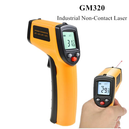 2023 Non-Contact IR Infrared Thermometer Digital LCD Laser Home Industrial Measurement Temperature Meter Worldwide Dropshipping