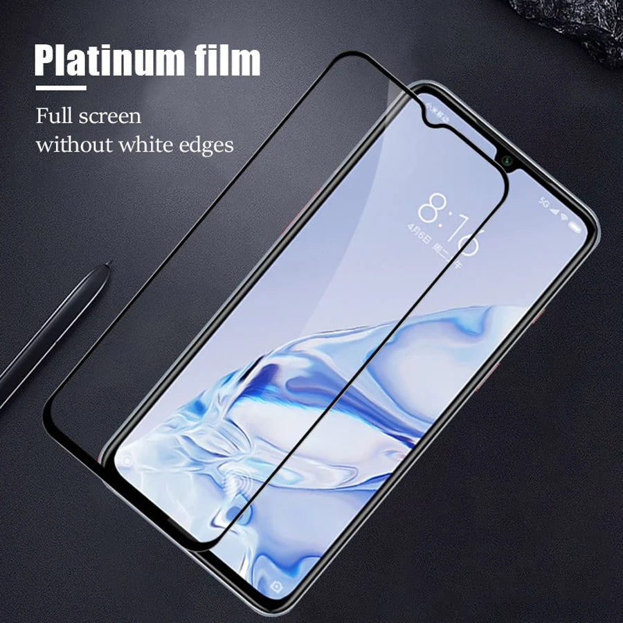3PCS Full Cover Glass for Xiaomi Redmi 10 9 8 Pro 7 9A 9C 9T 8T Screen Protector for Redmi Note 11 Pro 9S 10S 11S Tempered Glass