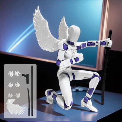Multi-Jointed Movable Shapeshift Robot 2.0 3D Printed Mannequin Dummy 13 Action Figures Toys Kids Adults Parent-children Games